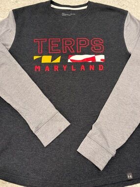 Under Armour Maryland Terps Women’s Long-Sleeve Shirt Thermal-Medium